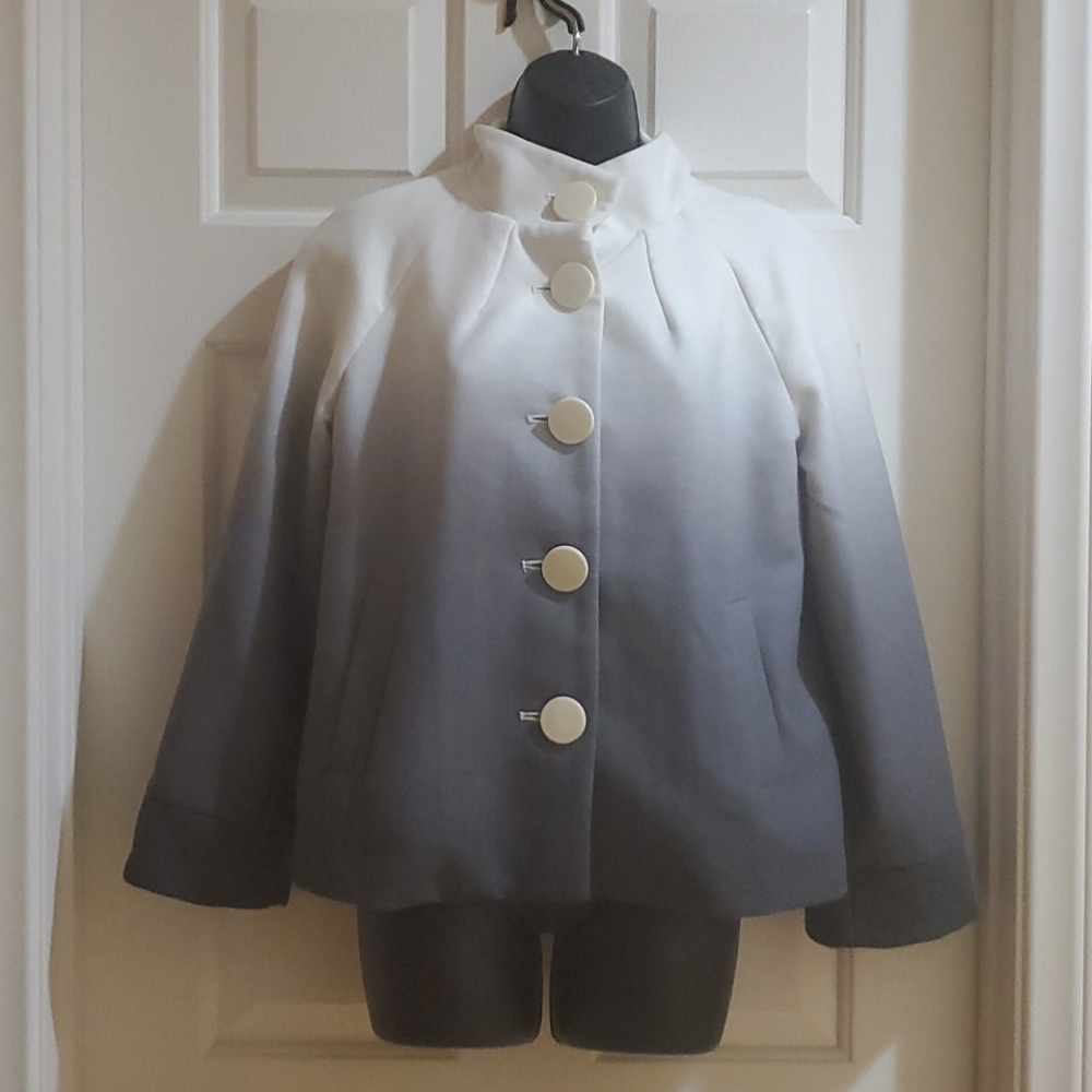 Black and Cream Ombre Jacket